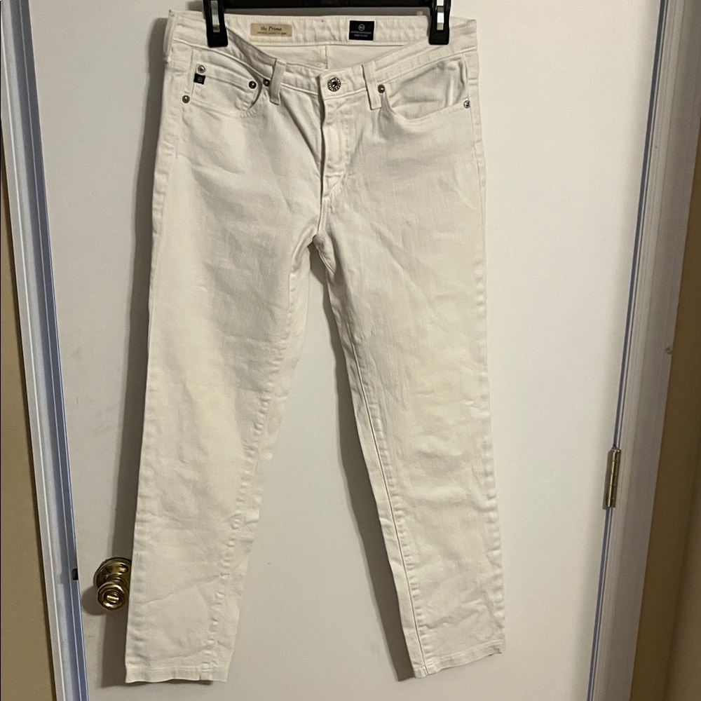 AG Adriano Goldschmied women white Straight Jeans